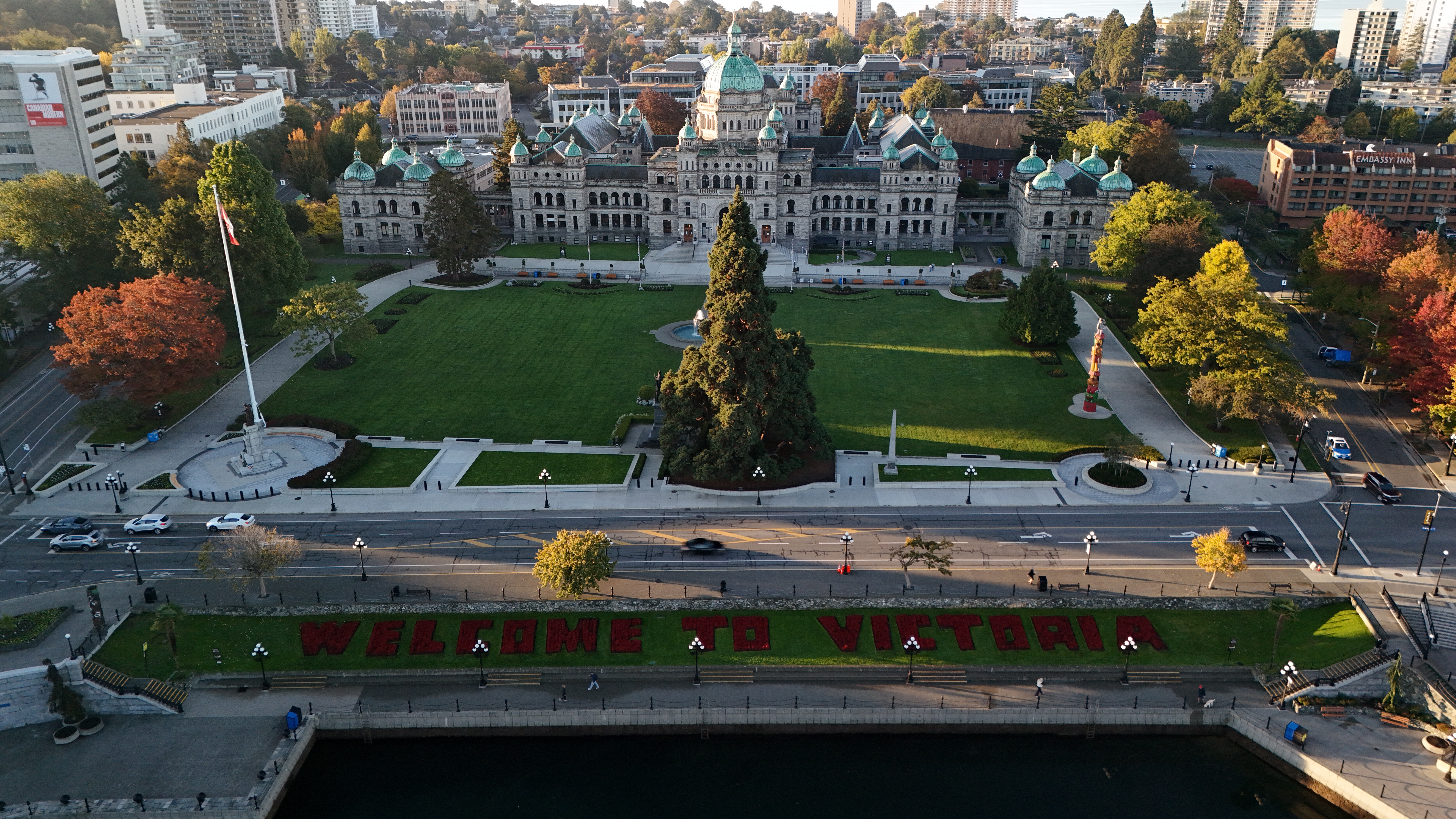 City municipal government drone contracts Victoria BC